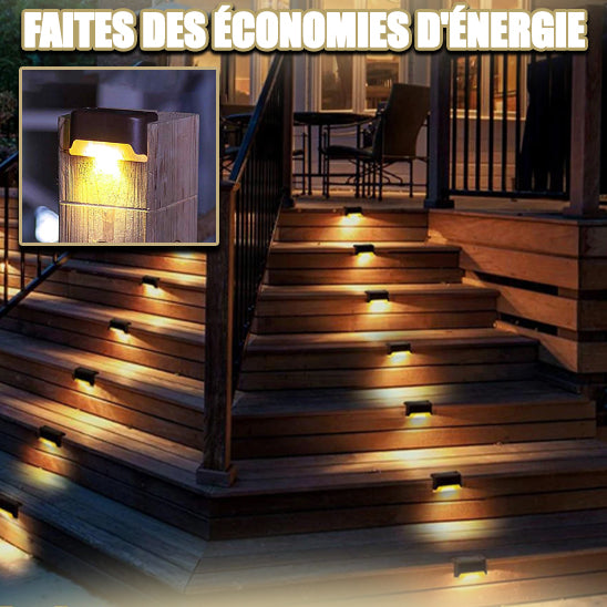 lampe-solaire-extérieur-écologique-éclat-escalier